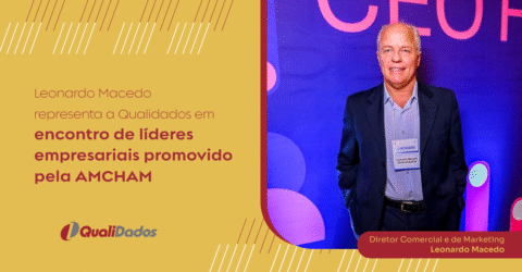 Leonardo Macedo representa a Qualidados em encontro de líderes empresariais promovido pela AMCHAM
