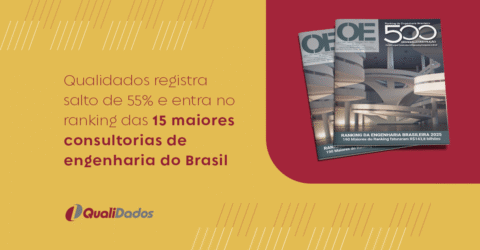 Qualidados registra salto de 55% e entra no ranking das 15 maiores consultorias de engenharia do Brasil